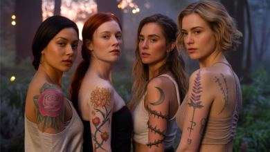 Witchy Flower Tattoo