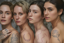 fine line tattoos for women