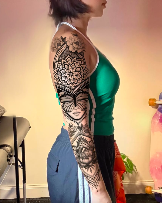 women sleeve tattoo ideas