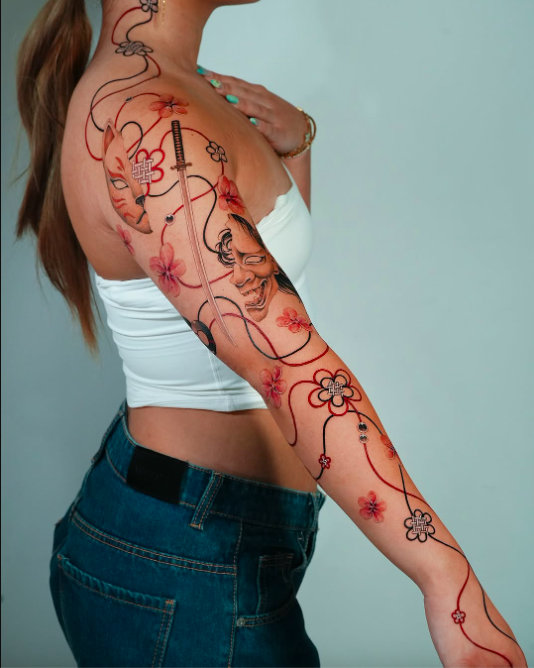 perfect sleeve tattoo for women