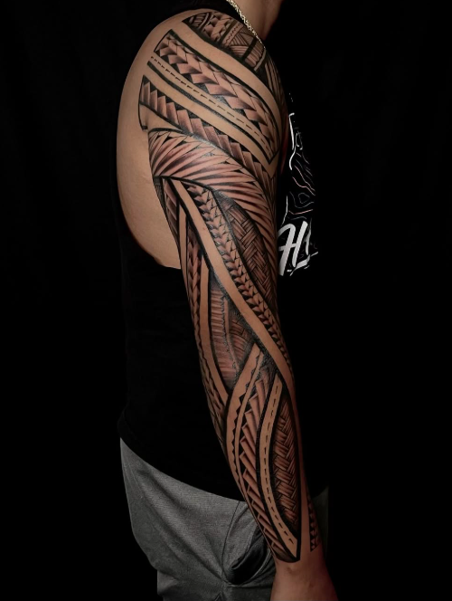 tribal arm tattoos for guys